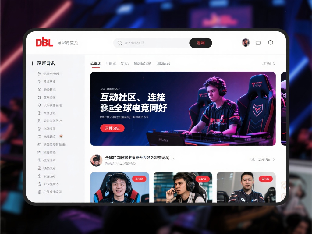 互动社区：连接全球电竞同好
在db电竞官网首页，